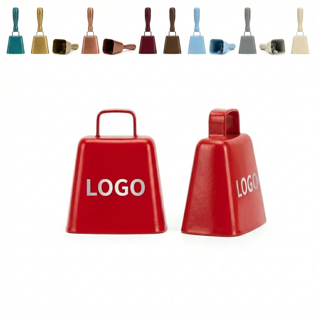 Personalized Promotional Cowbell - Branded Noisemaker for Sports & Corporate Pride