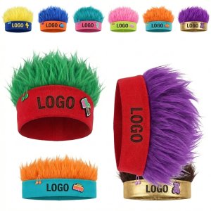 Adjustable Acrylic Wig Hat for Cosplay, Halloween & Casual Fun