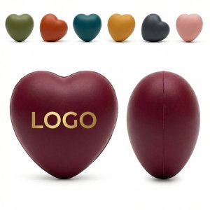 Personalized Heart Stress Reliever Squishy Ball Promotional Gift
